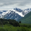Aljaška - pohled z dálnice Seward Hwy