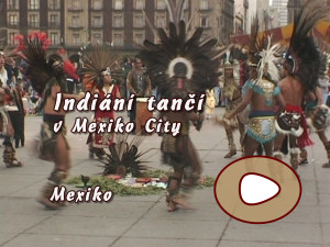 Indiáni tančí v Mexiko City